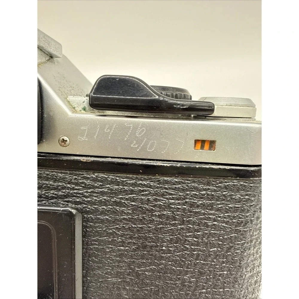 Pentax ME Super SLR Film Camera Body Chrome UNTESTED As Is.